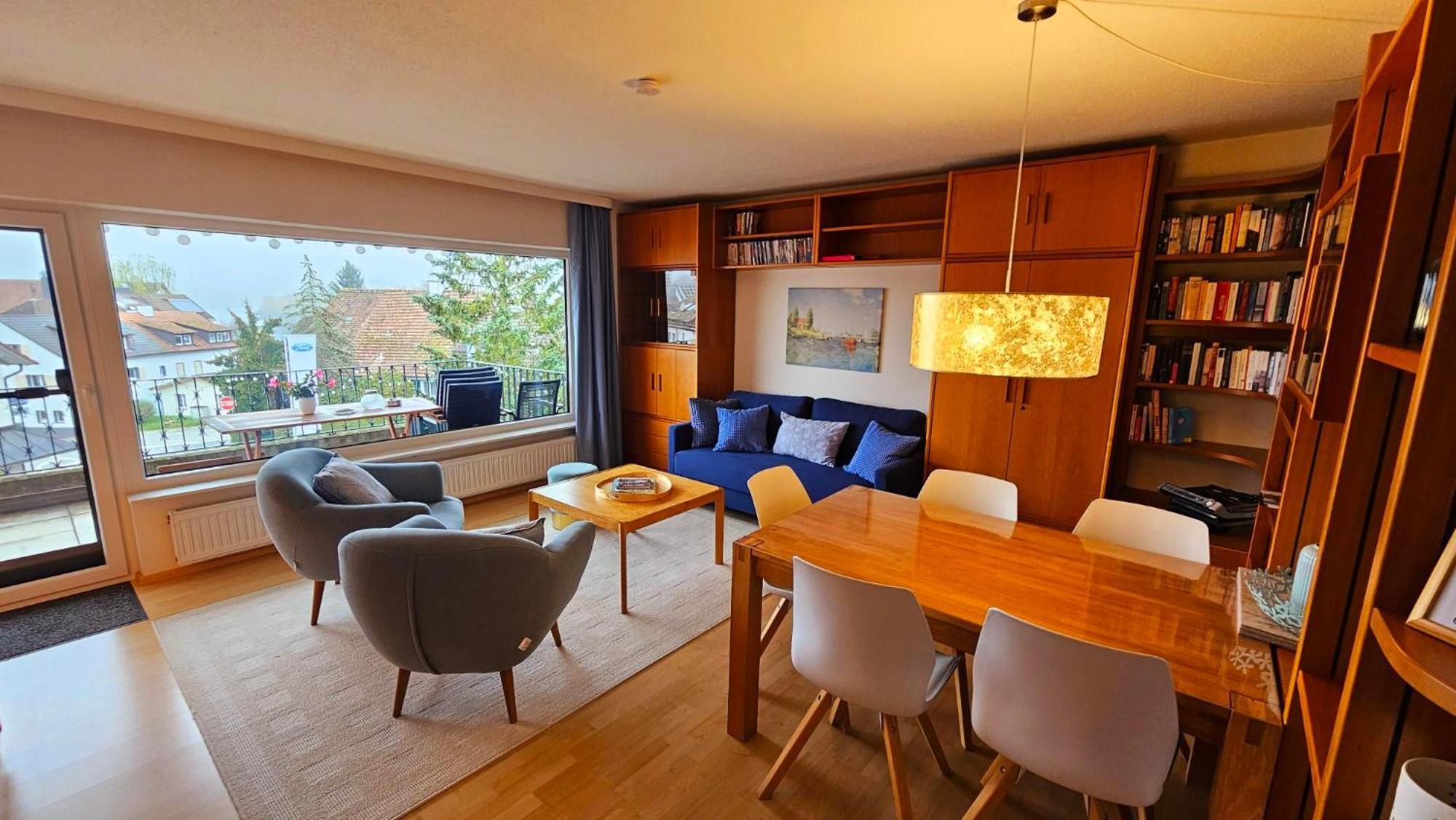Ferienwohnung Rheinblick In Buesingen -Keine Monteure- Busingen エクステリア 写真